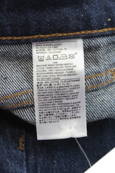 Banana Republic Women Blue Cotton Shorts Size 25