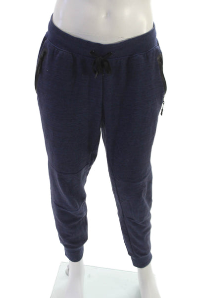 Spyder Mens Jogger Pants Blue Drawstring Cotton Inseam 28 Size L