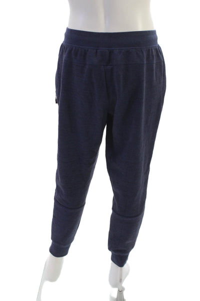Spyder Mens Jogger Pants Blue Drawstring Cotton Inseam 28 Size L
