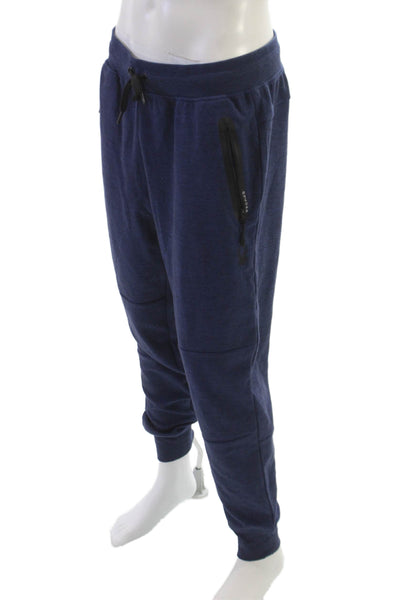 Spyder Mens Blue Cotton Jogger Pants Drawstring Size L