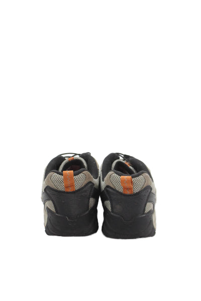 Merrell Mens Drawstring Lace Up Hiking Sneakers Brown Orange Size 12