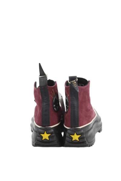 Converse Womens Platform Chain Detail Sneakers Red Size 8