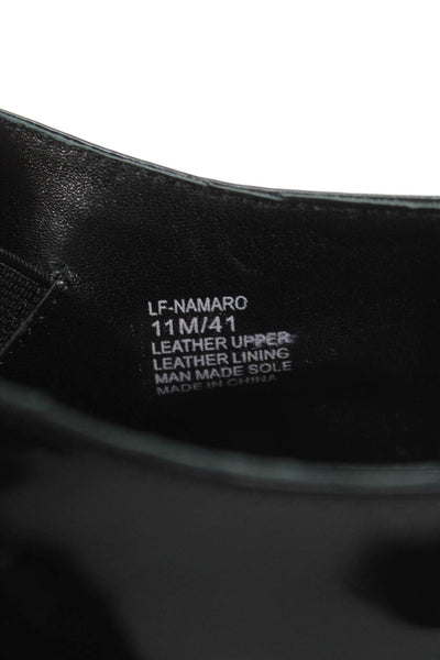 Lafayette 148 New York Women's Patent Leather Slip-On Loafers Shoes Black Size 1