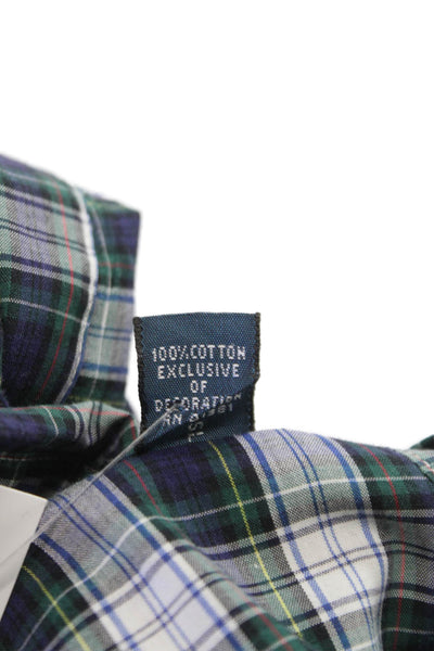 Ralph Lauren Mens Plaid Collared Button-Up Shirt Long Sleeve Size 2XLT