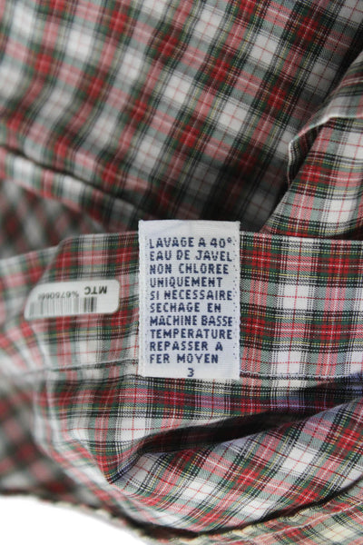 Ralph Lauren Mens Red Check Long Sleeve Cotton Button Shirt Big Tall Size 2XL