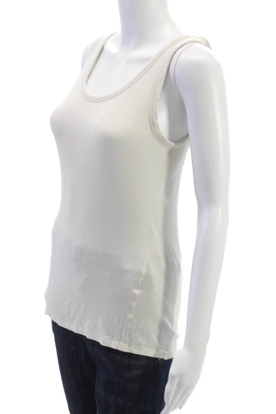 Lululemon Women Basic Sleeveless Scoop Neck Lenzing Tank Beige Size 8