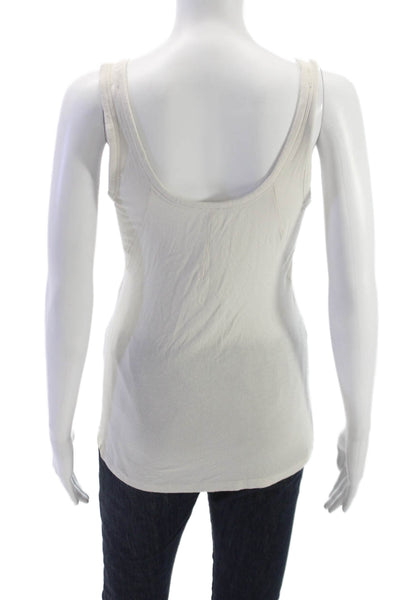 Lululemon Women Basic Sleeveless Scoop Neck Lenzing Tank Beige Size 8