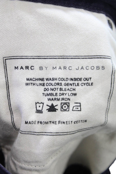 Marc By Marc Jacobs Unisex Chino Pants Black Cotton Size 34