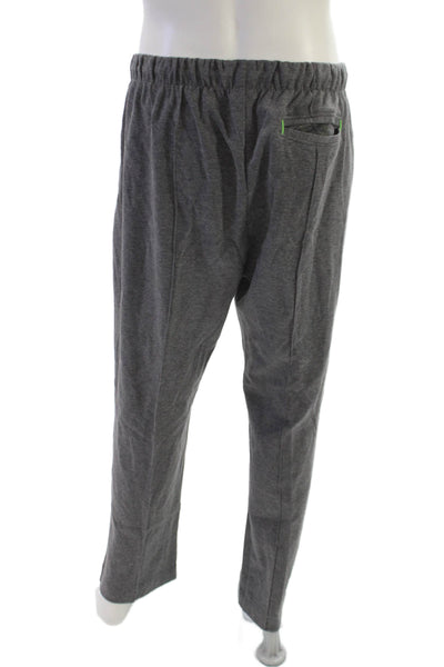 Boss Hugo Boss Men's Gray Cotton Blend Track Pants Drawstring Size XL