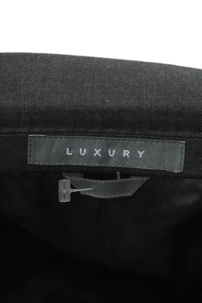 Indochino Mens Gray Wool Button Blazer Size 42