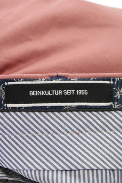 Hiltl Mens Pink Cotton Chino Pants Button Closure Size 54