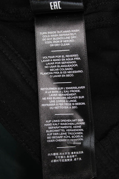 7 For All Mankind Women Black High Rise Jogger Pants Cotton Blend Size 26