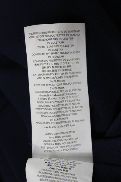 Michael Michael Kors Women Fit & Flare Dress Blue VNeck Longsleeve Size XS