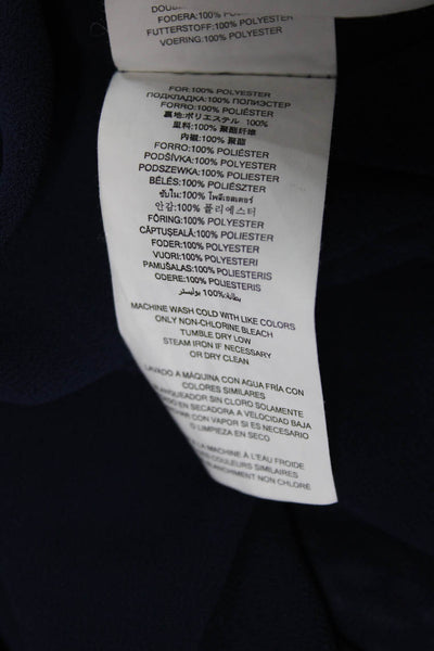 Michael Michael Kors Women Fit & Flare Dress Blue VNeck Longsleeve Size XS