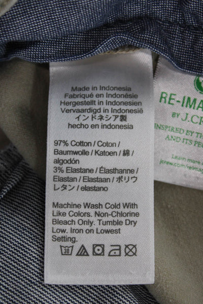 J Crew Mens Beige Chino Pants Cotton Button Closure Inseam 32 Size 29