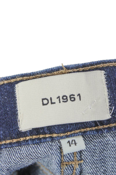 DL1961 Girls Brady Slim Jeans Dark Wash Blue Size 14