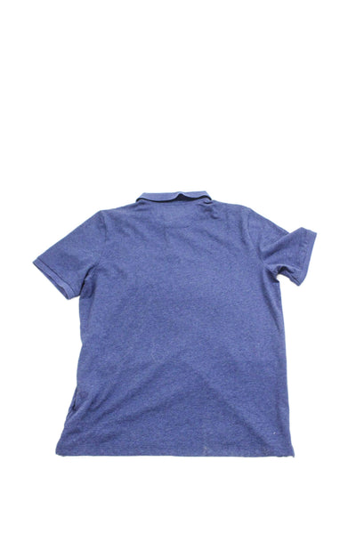 Vineyard Vines Childrens Boys Short Sleeves Polo Shirt Deep Bay Blue Size 18