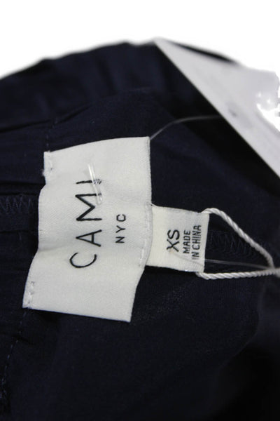 Cami NYC Womens Cargo Pants Silk Blue Drawstring Size XS