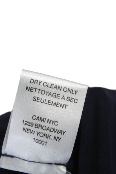Cami NYC Womens Cargo Pants Silk Blue Drawstring Size XS