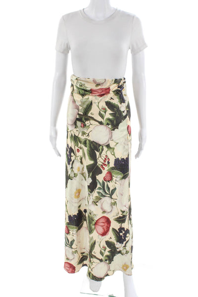 Cami NYC Women Floral Multicolor Maxi Skirt Pull On Size 2XS