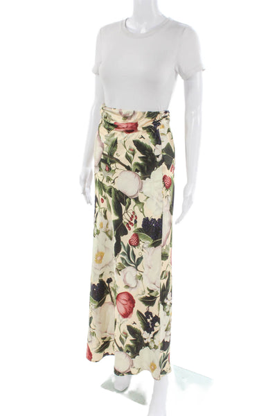 Cami NYC Women Floral Multicolor Maxi Skirt Pull On Size 2XS