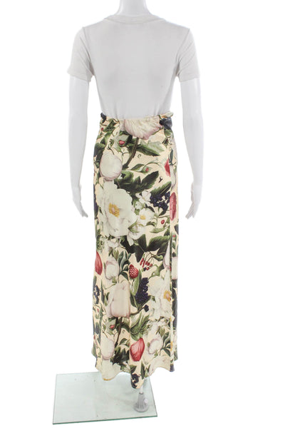 Cami NYC Women Floral Multicolor Maxi Skirt Pull On Size 2XS