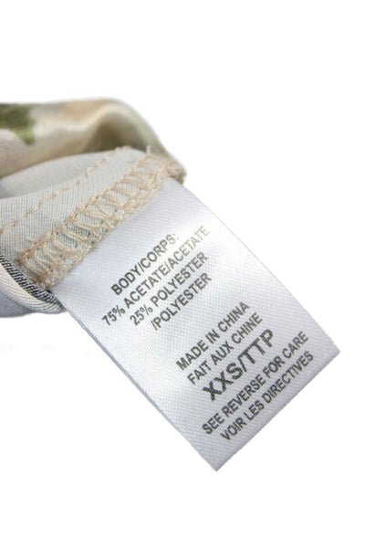 Cami NYC Women Floral Multicolor Maxi Skirt Pull On Size 2XS