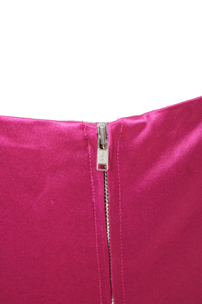 Cami NYC Womens Pink Slip Dress V-Neck Sleeveless Above Knee Acetate Size 0