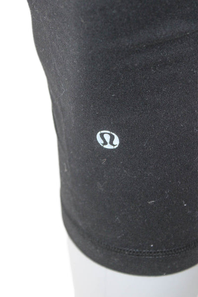 Lululemon Women Gray Athleisure Capri Leggings Synthetic Size 8