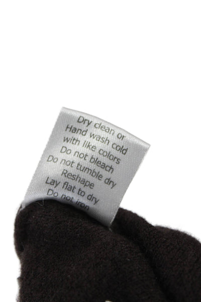 La Ligne Women Dress Pants Brown Wool Cashmere Pull On Size XL