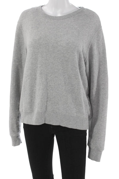 Spiritual Gangster Women Gray Sweatshirt Long Sleeve Size M