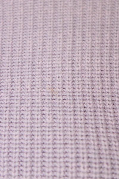 Alice + Olivia Women Purple Wool Turtleneck Pullover Sweater Size S