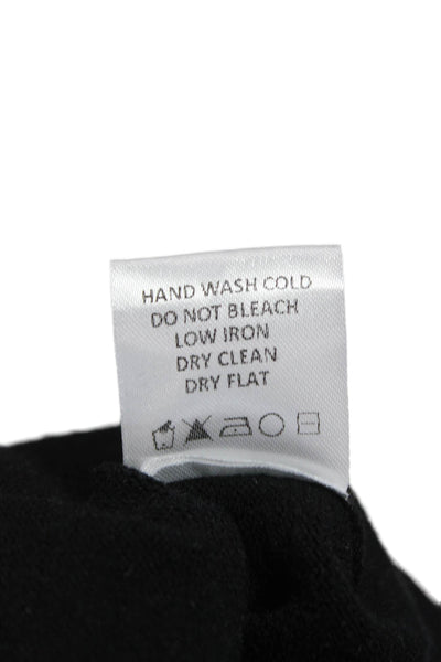 LPA Womens Sweater Dress Black Turtleneck Long Sleeve Short Size S