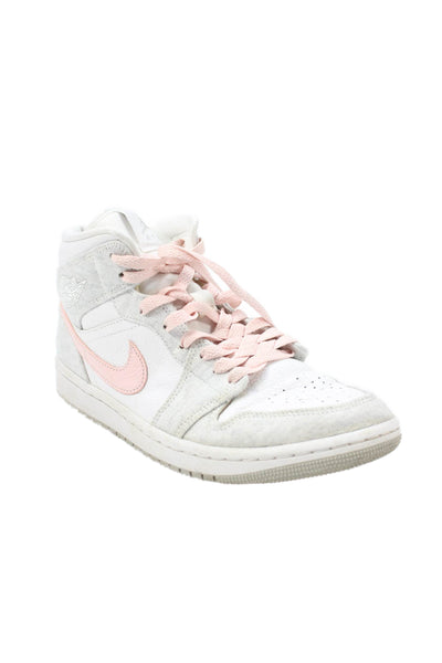 Air Jordan Womens Knit Panel Detail Sneakers White Size 9