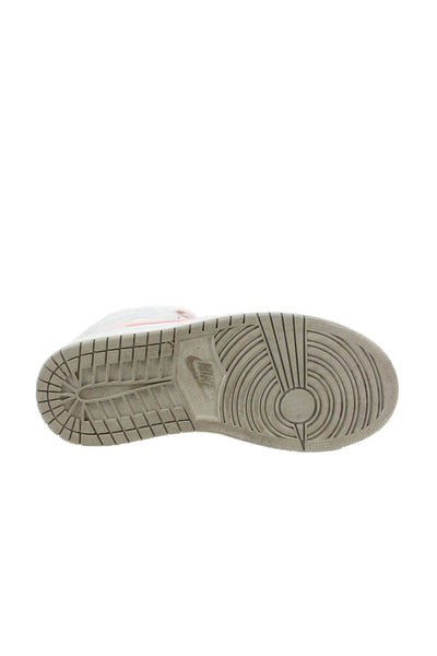 Air Jordan Womens Knit Panel Detail Sneakers White Size 9