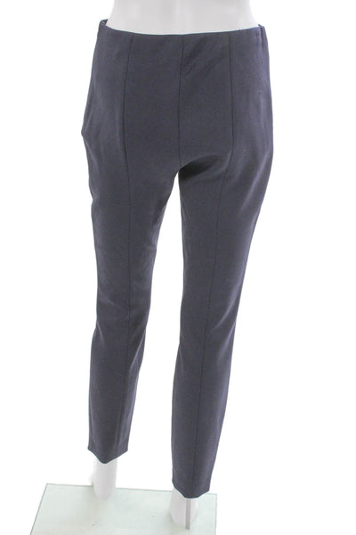 The Row Womens Ankle Pants Virgin Wool Blue Size 4