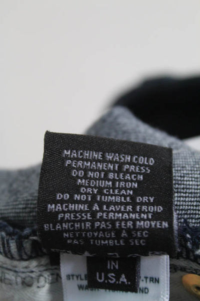GENETIC Dark Blue Cotton Riley Transcend Wash Slim Boot Cut Jeans Size 24