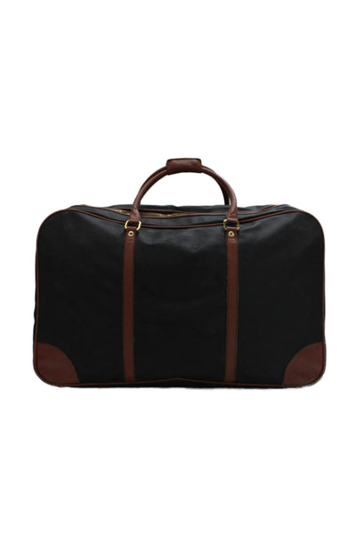 Bottega Veneta Unisex Adults Leather Large Luggage Black