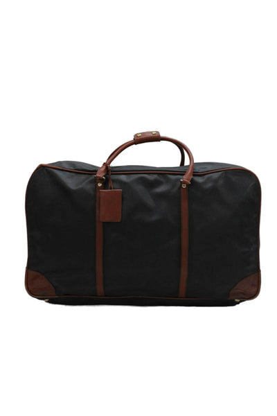Bottega Veneta Unisex Adults Leather Large Luggage Black