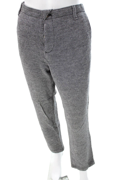 Cartonnier Anthropologie Unisex Adults Dress Pants Gray Herringbone Size 29