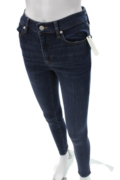 Frame Womens Skinny Jeans Blue Denim High Rise Size 25