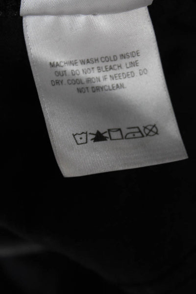 Hudson Women Black Skinny Jeans High Rise Cotton Blend Size 26