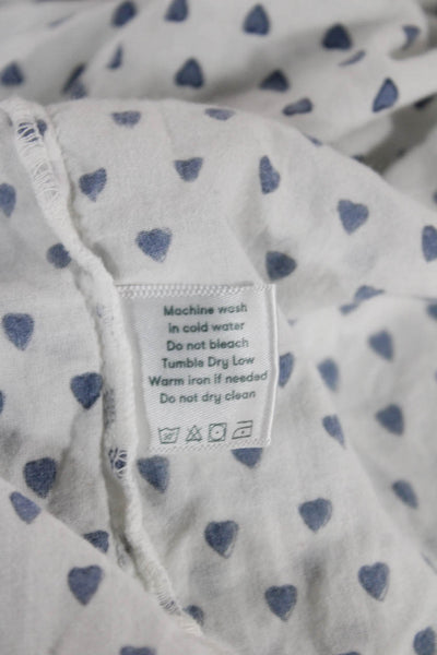 Roller Rabbit Womens White Cotton Graphic Pajama Pants Drawstring Size M