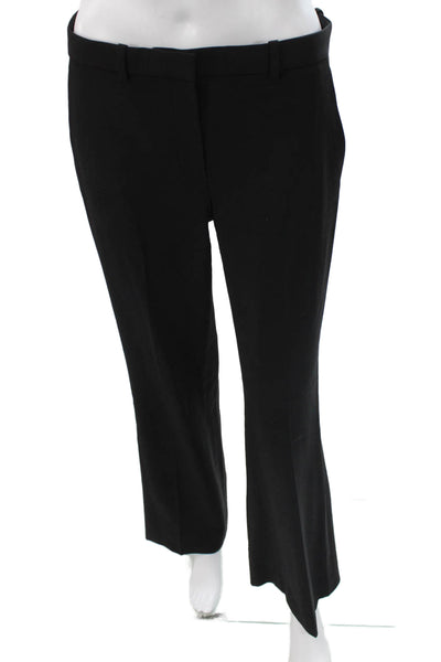 Theory Women Dress Pants Black Wool Zip Inseam 31 Size 4