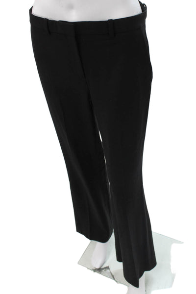 Theory Women Dress Pants Black Wool Zip Inseam 31 Size 4
