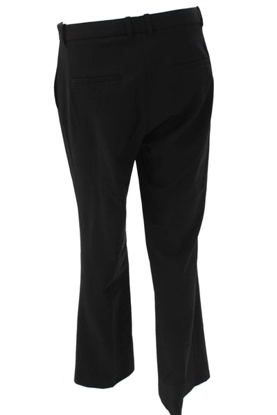 Theory Women Dress Pants Black Wool Zip Inseam 31 Size 4
