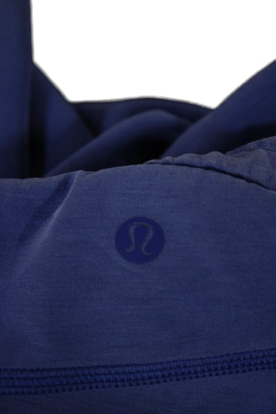Lululemon Women Sweatpants Blue Drawstring Recycled Polyester Size 6
