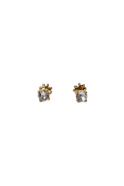 Juicy Couture Womens Gold Tone Enamel Fish + Crystal Stud Earring Set NIB