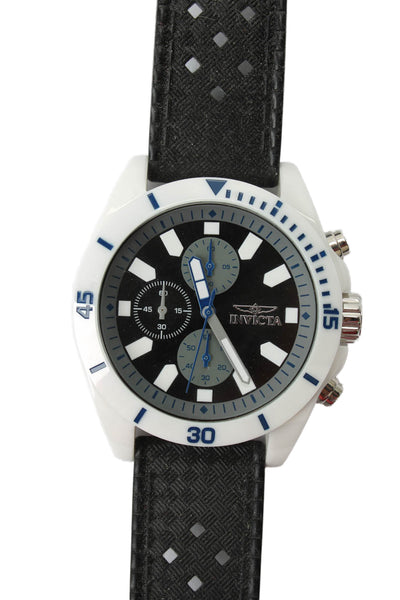 Invicta Mens White Ceramic 46716 Chronograph Quartz Watch 44.5mm