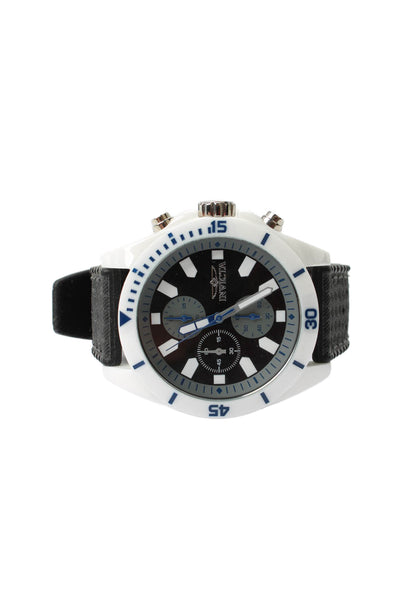 Invicta Mens White Ceramic 46716 Chronograph Quartz Watch 44.5mm